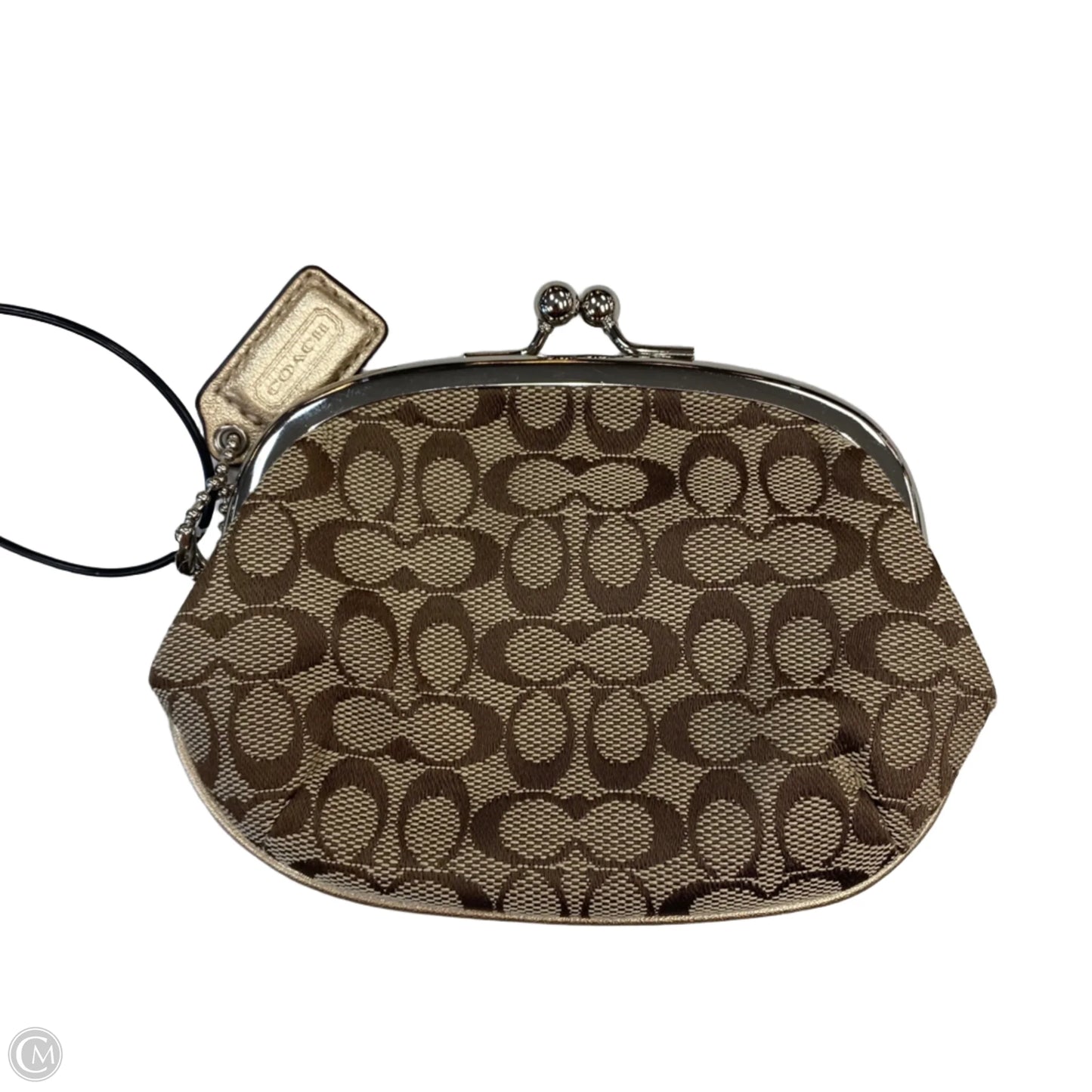 Coin Purse Designer By Coach, Size: Small