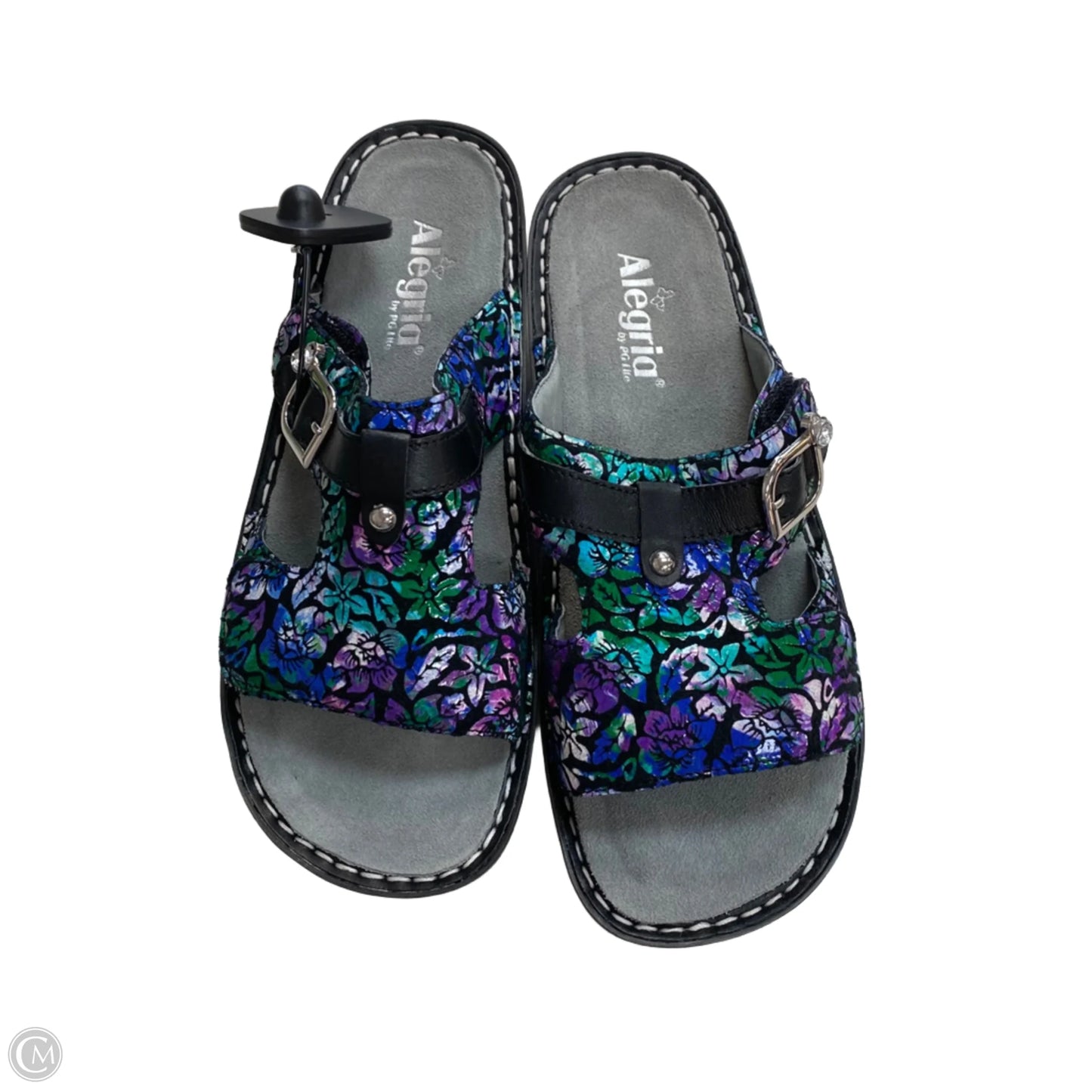 Sandals Heels Block By Cmc In Multi-colored, Size: 9.5