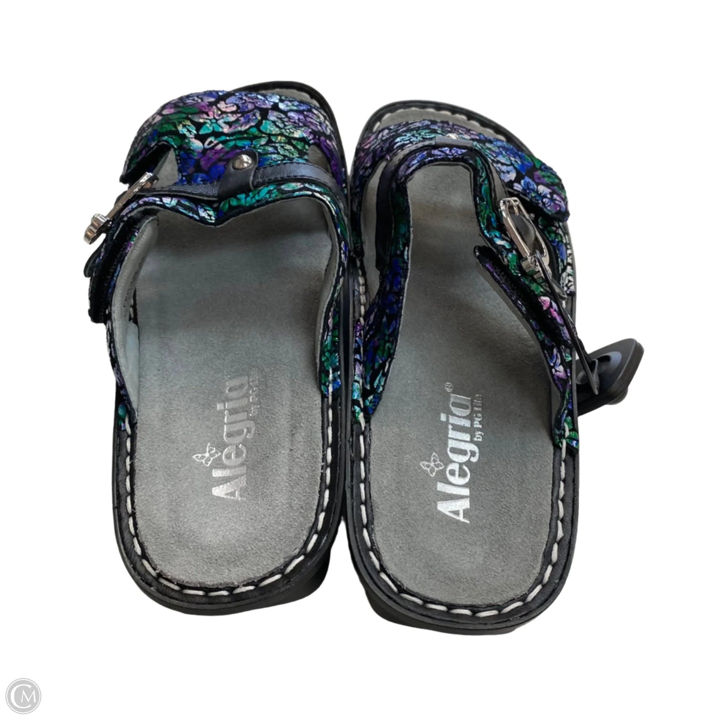 Sandals Heels Block By Cmc In Multi-colored, Size: 9.5