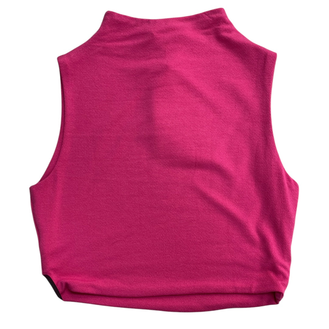 Top Sleeveless By NAKED WARDROBE In Pink, Size: Xs