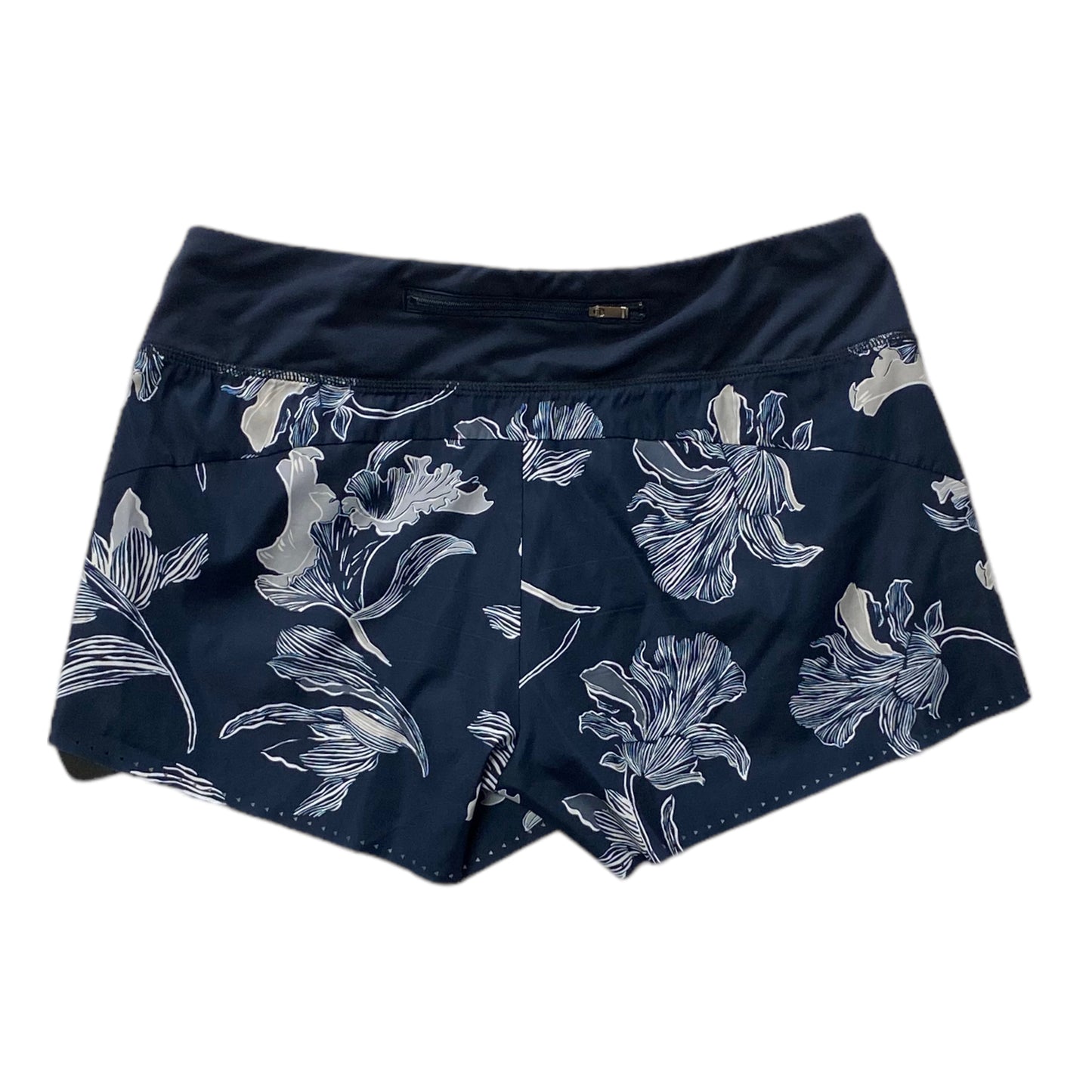 Floral Print Athletic Shorts Athleta, Size M