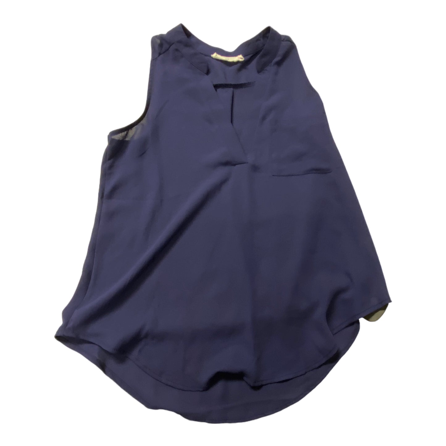 Navy Top Sleeveless Lush, Size Xs