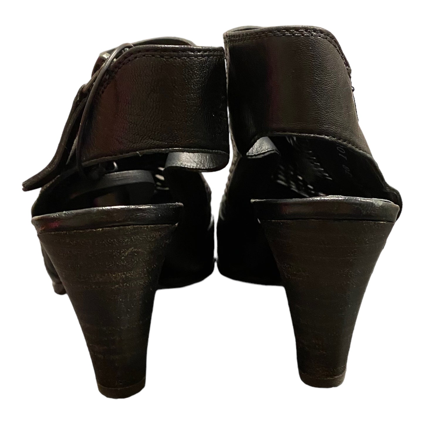 Sandals Heels Block By Paul Green In Black, Size: 7.5