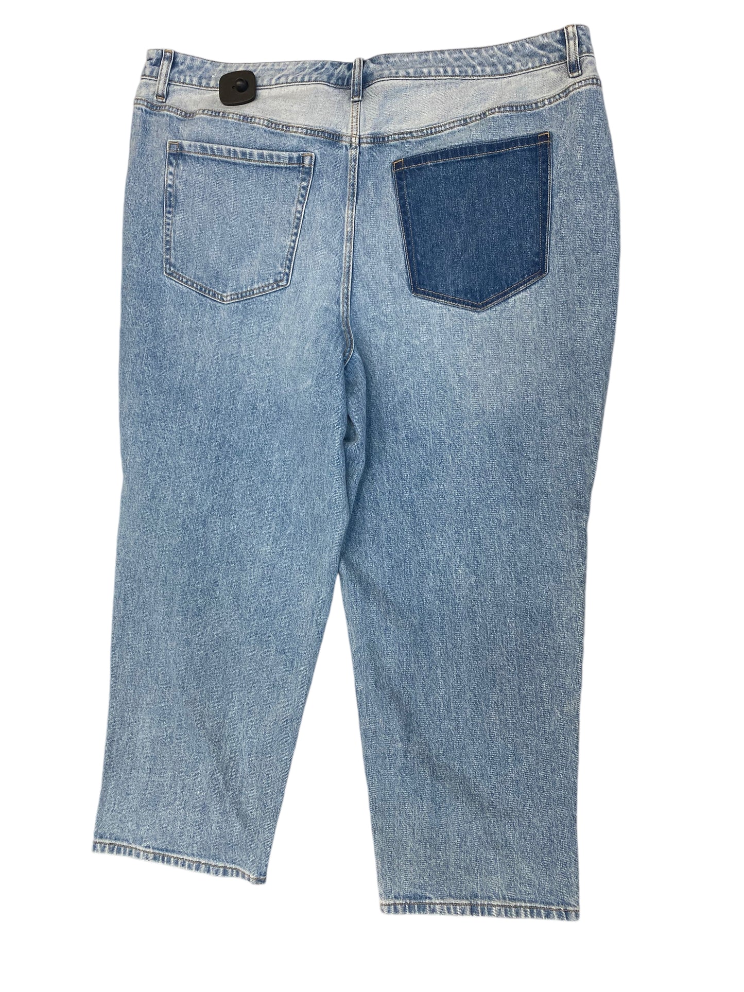 Jeans Cropped By Lane Bryant In Blue Denim, Size: 22