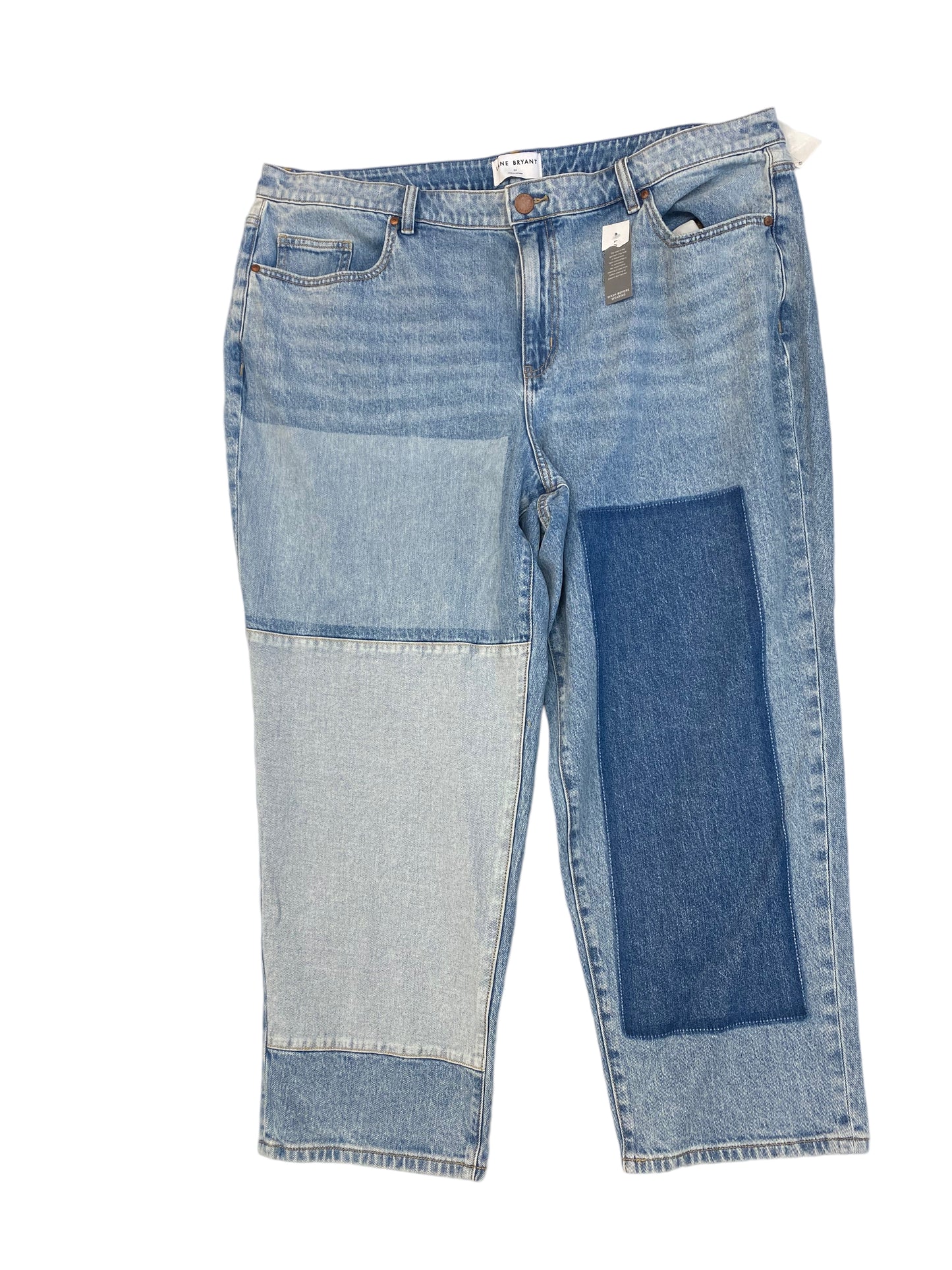 Jeans Cropped By Lane Bryant In Blue Denim, Size: 22