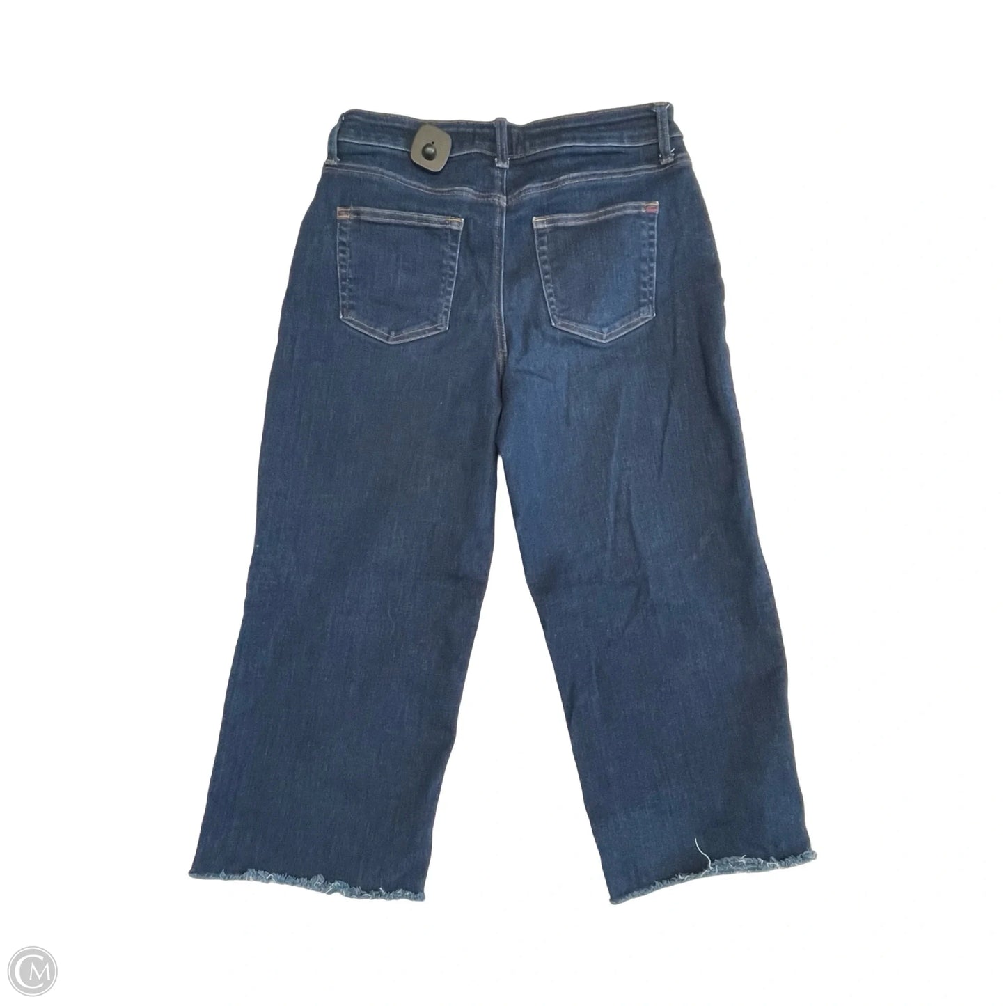 Jeans Cropped By Edgely In Blue Denim, Size: 12
