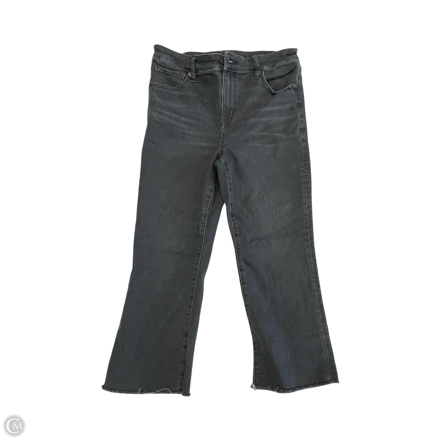 Jeans Boot Cut By American Eagle In Black Denim, Size: 10
