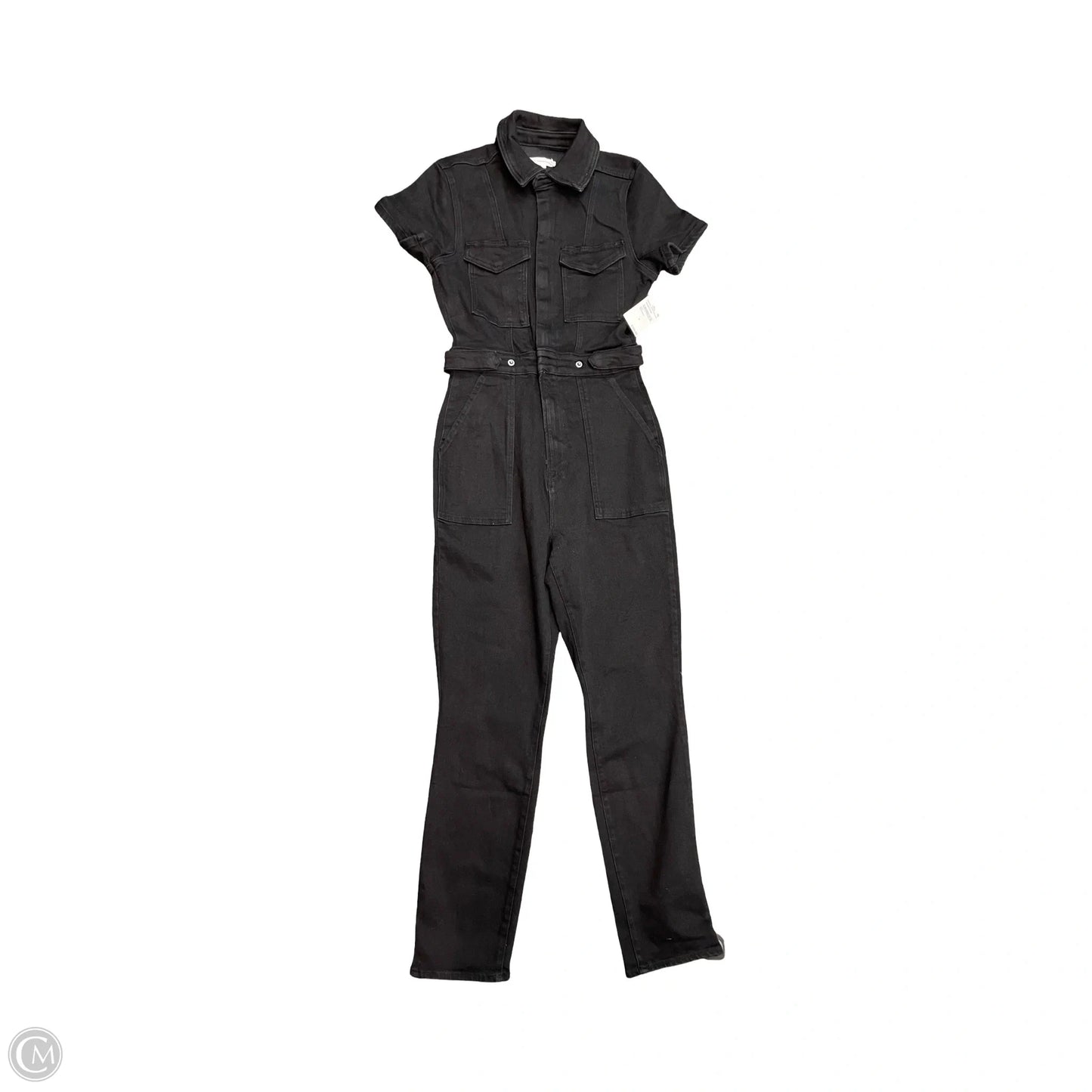 Jumpsuit By Good American In Black Denim, Size: M