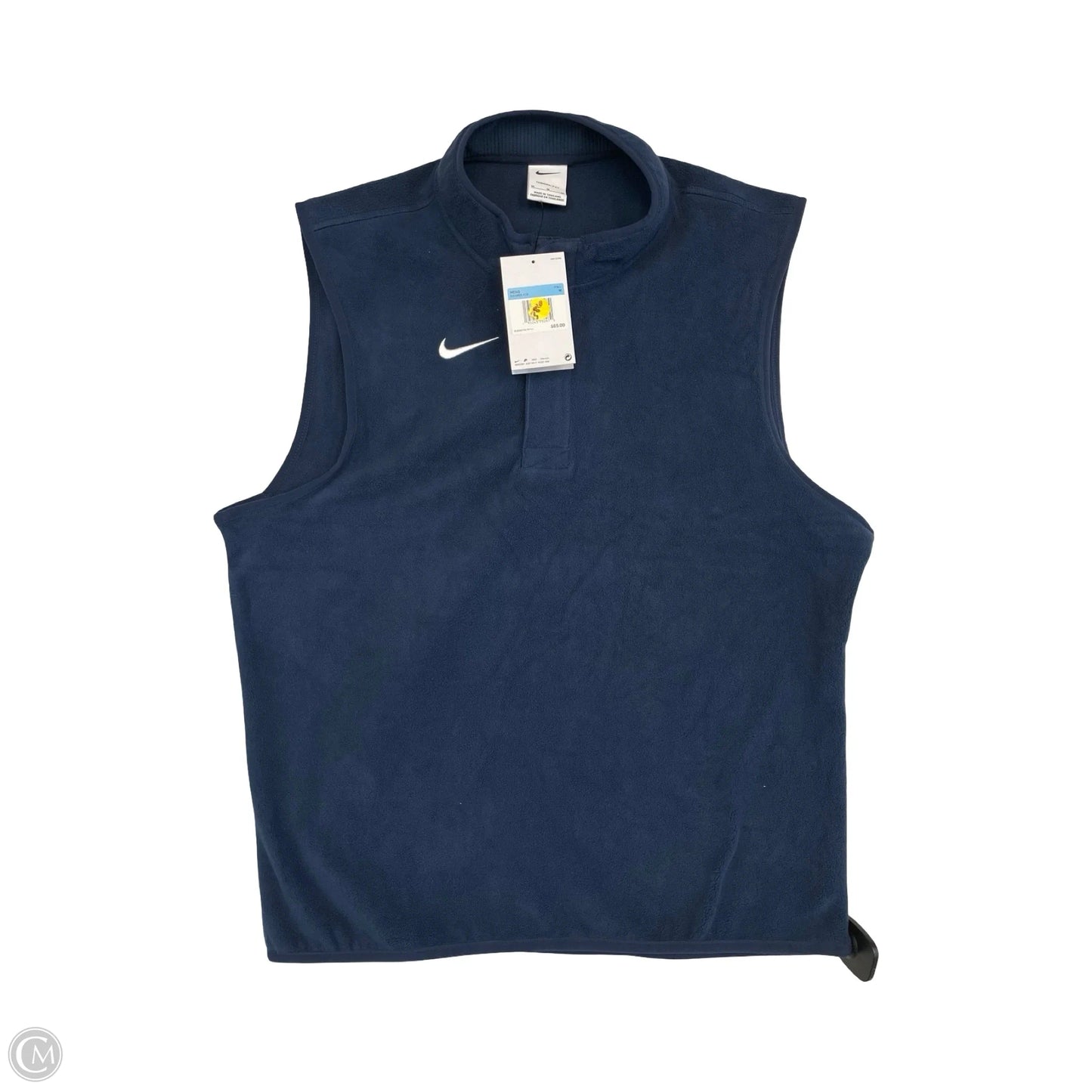 Vest Fleece By Nike In Navy, Size: M