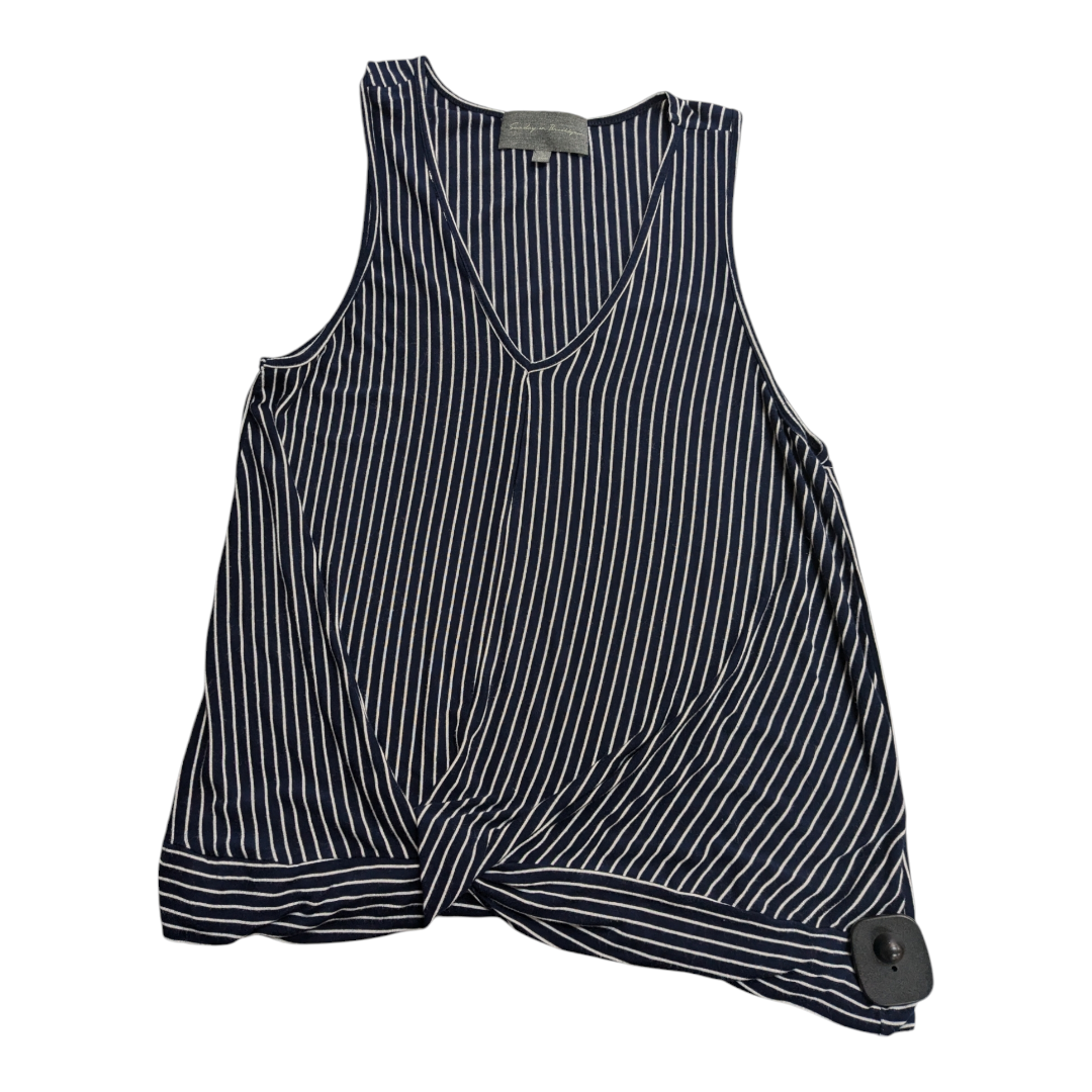 Top Sleeveless By Sunday In Brooklyn In Striped Pattern, Size: S