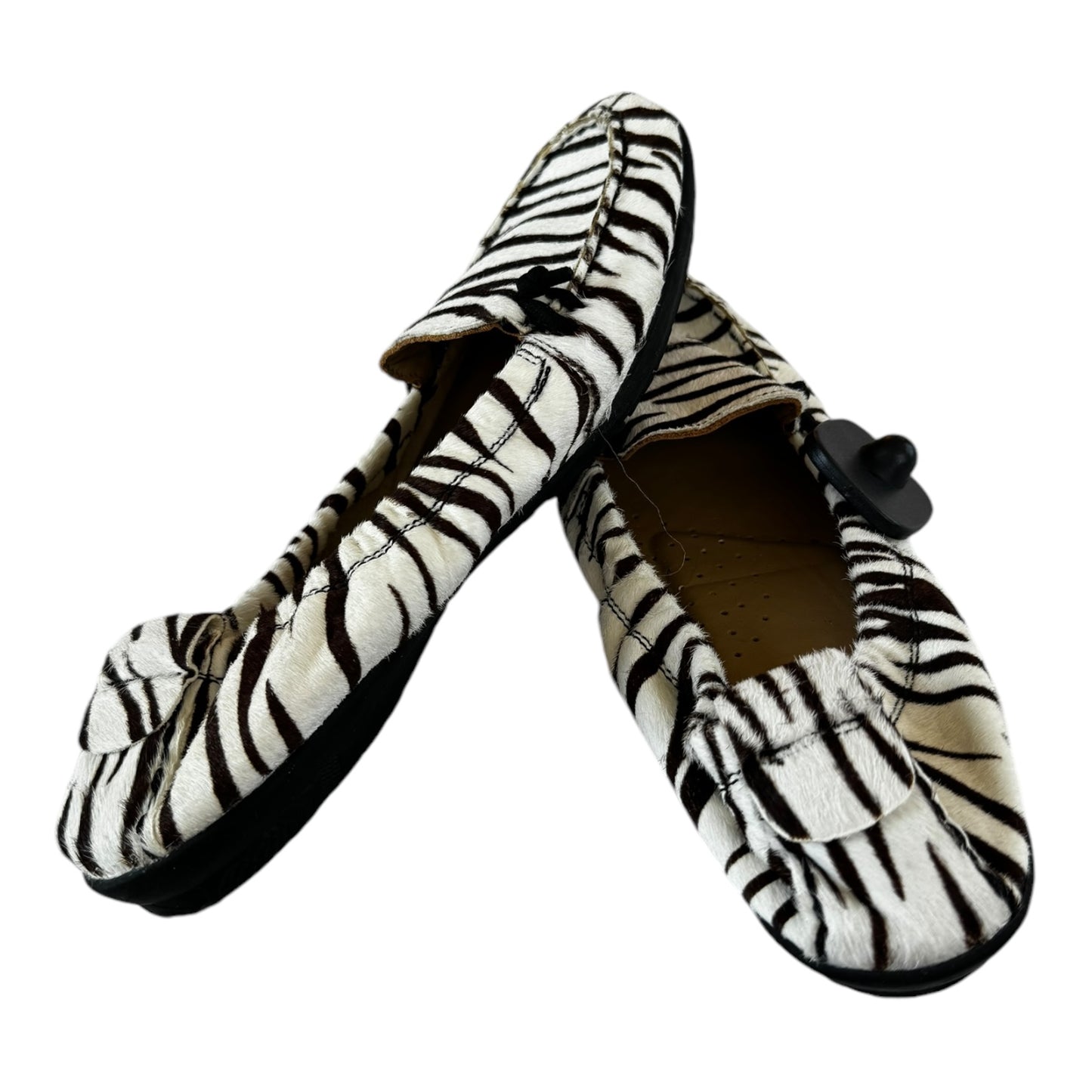 Shoes Flats By Hush Puppies In Animal Print, Size: 10