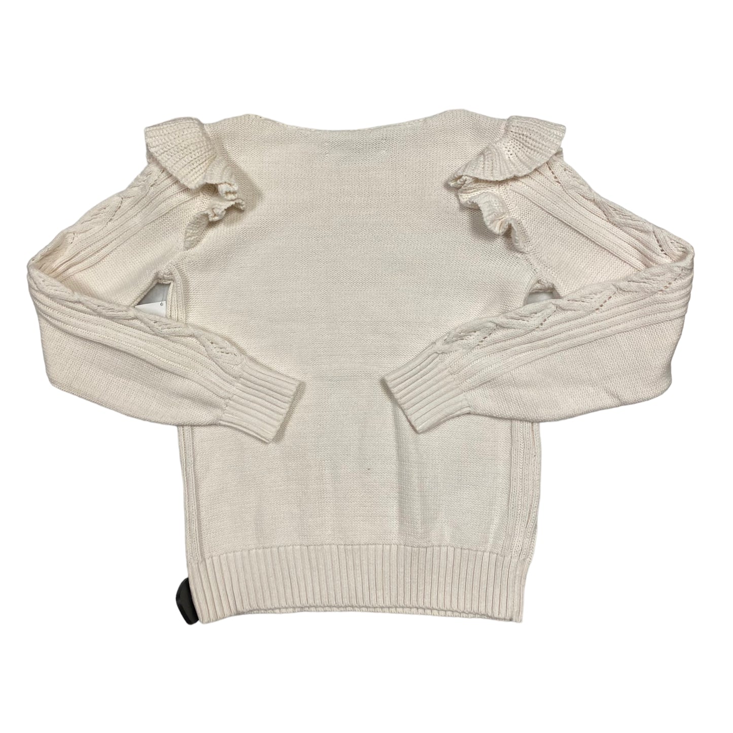 Sweater By Loft In Cream, Size: S