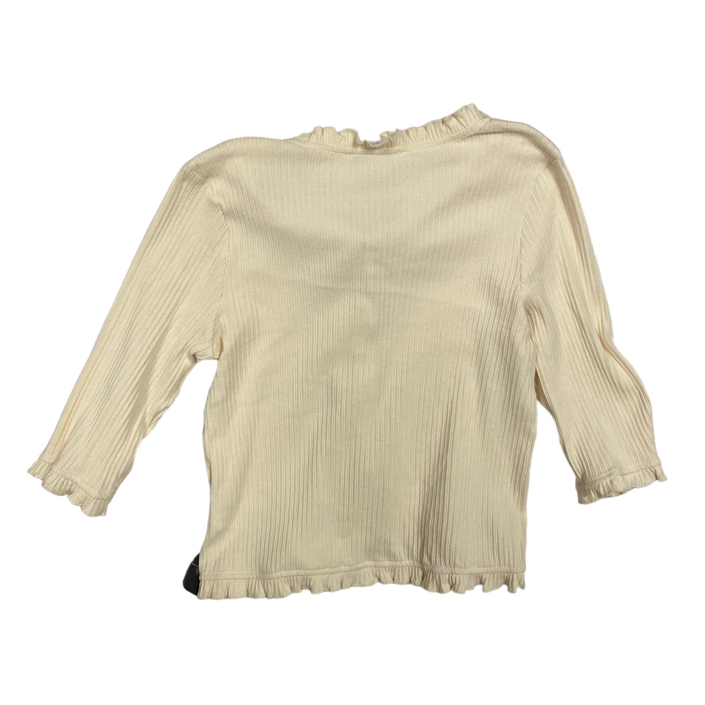 Top Long Sleeve By Hayden La In Cream, Size: M