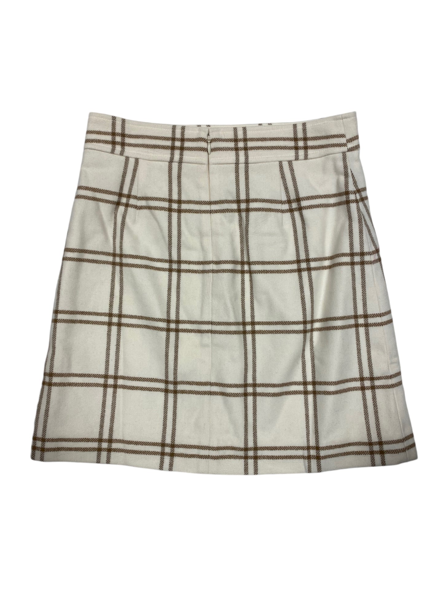 Skirt Midi By J. Crew In Brown & Cream, Size: 4