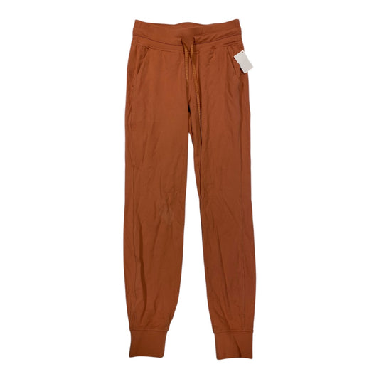 Athletic Pants By Lululemon In Orange, Size: 4