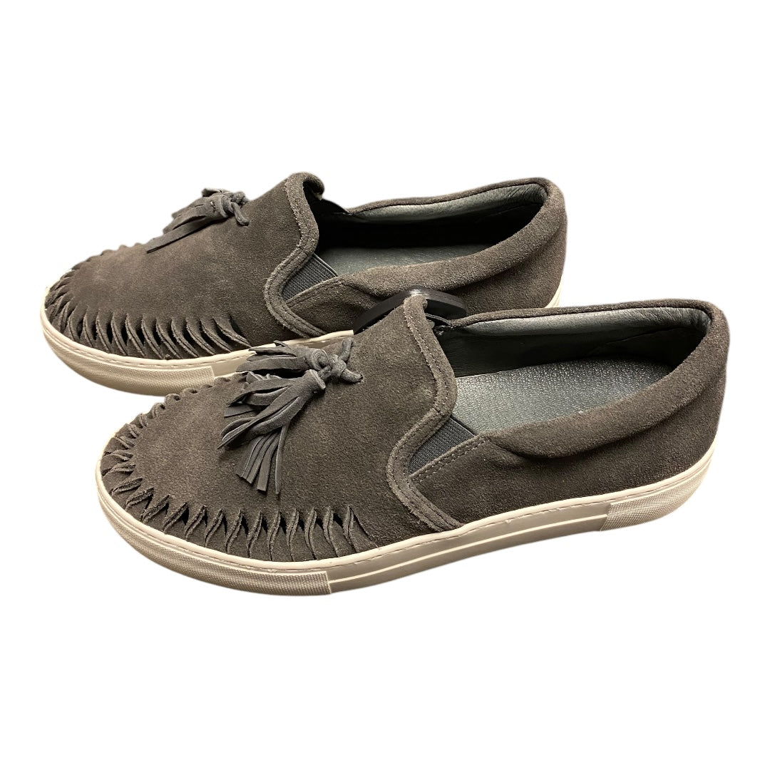 Shoes Flats By J Slides In Grey, Size: 9