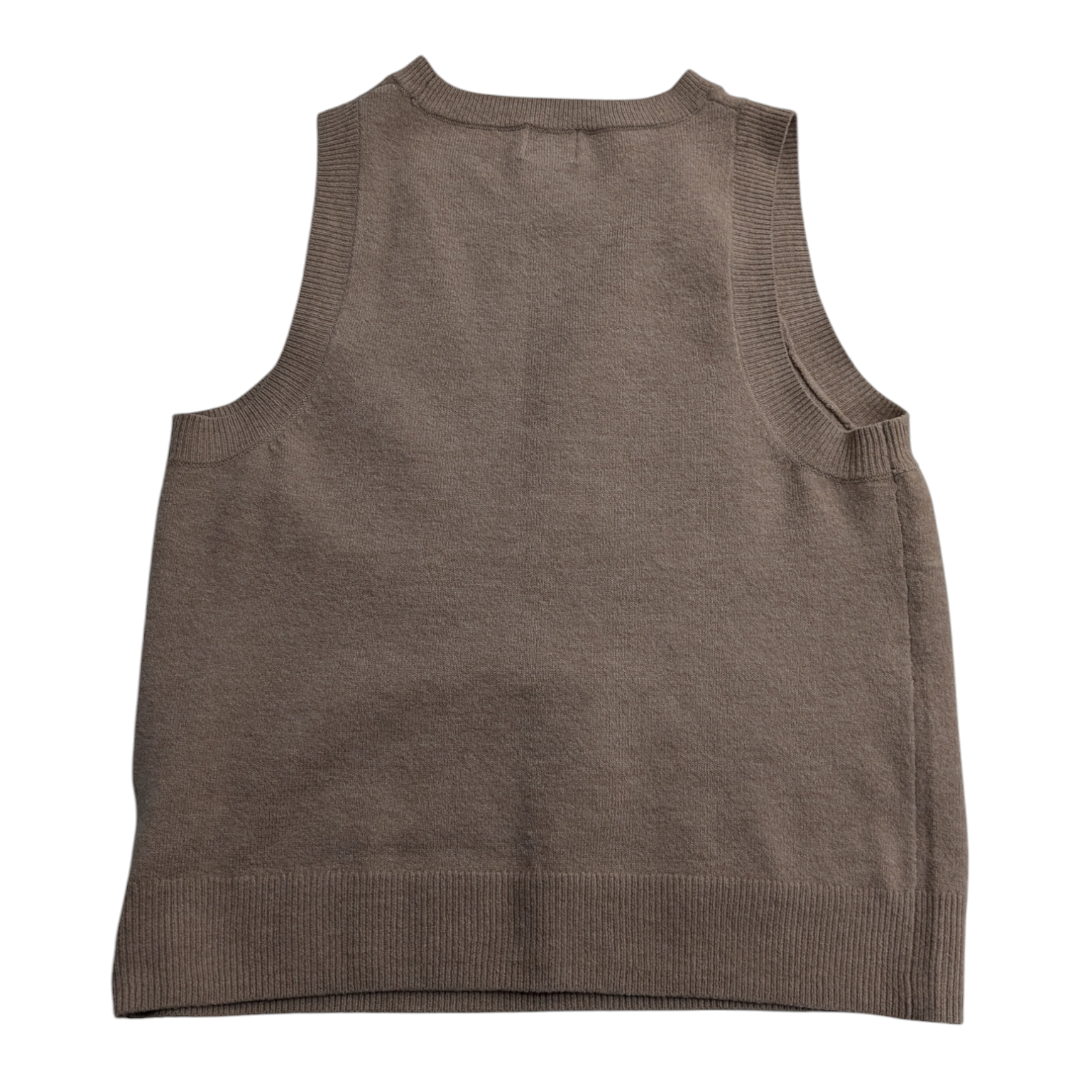 Top Sleeveless By A New Day In Brown, Size: Xs