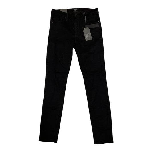 Jeans Skinny By Just Black In Black Denim, Size: 10