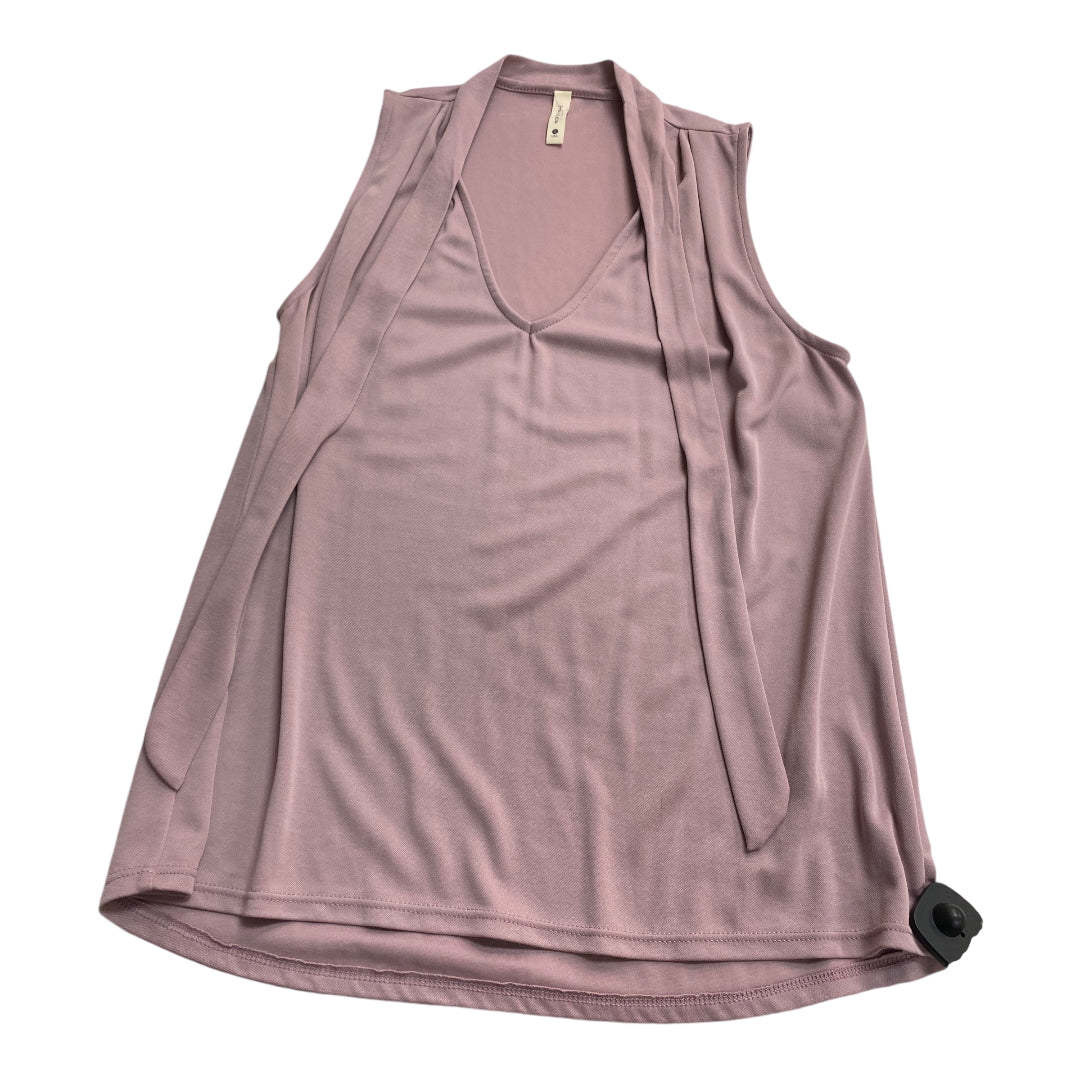 Top Sleeveless By Tyche In Mauve, Size: S