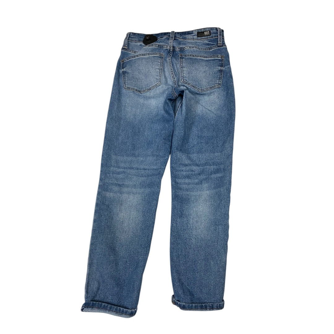 Jeans Skinny By Kut In Blue Denim, Size: 4