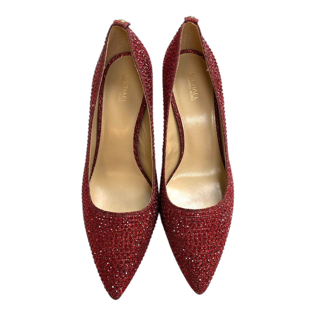 Shoes Heels Kitten By Michael By Michael Kors In Red, Size: 10