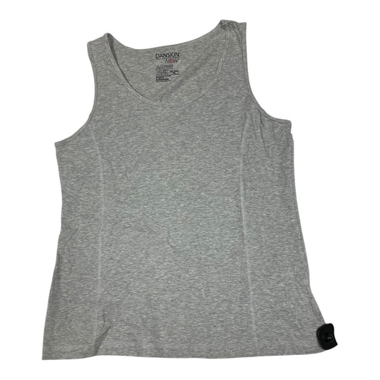 Athletic Tank Top By Danskin In Grey, Size: Xxl