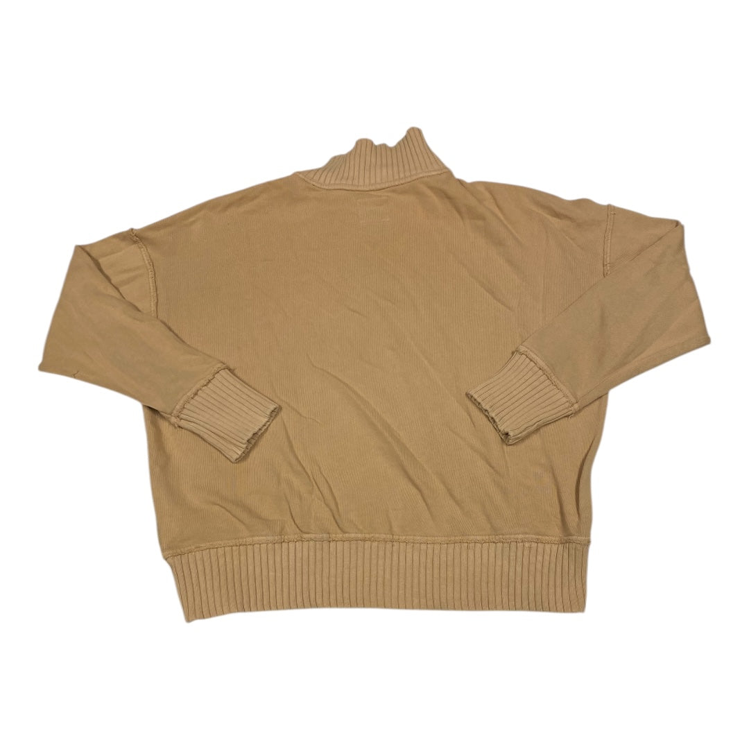 Top Long Sleeve By Aerie In Tan, Size: Xs