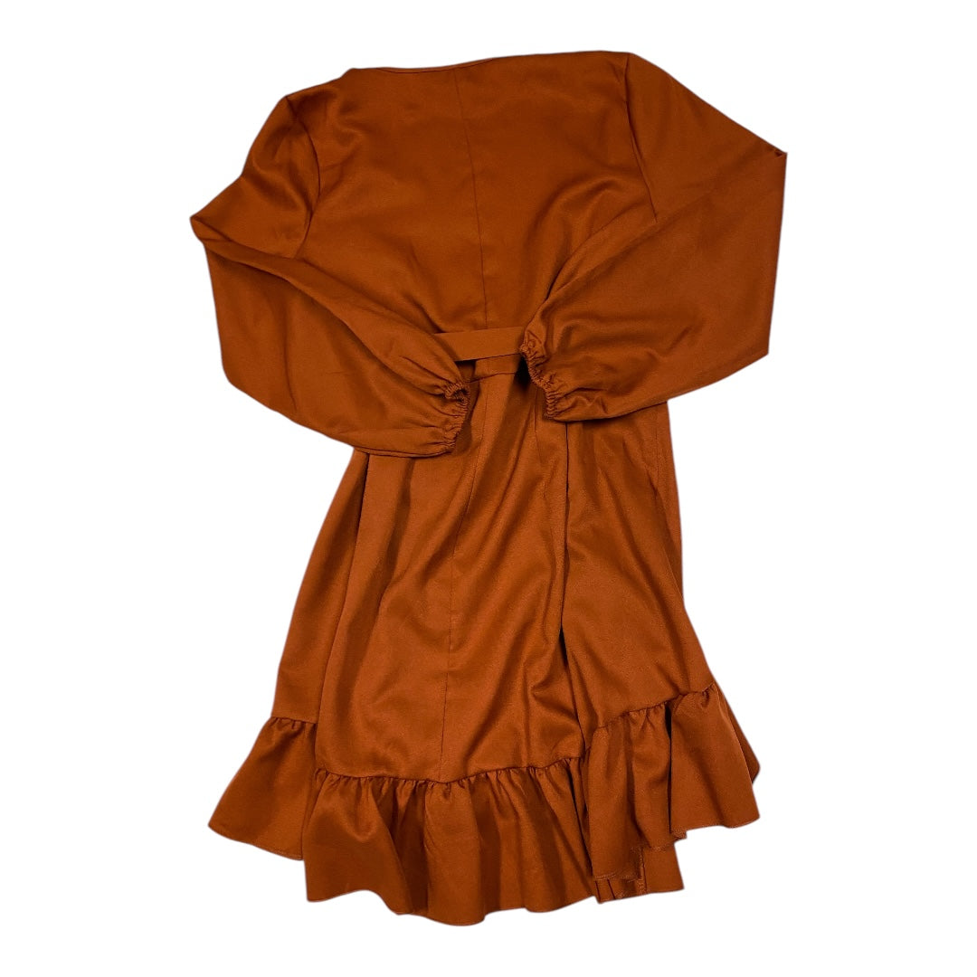 Dress Casual Midi By NAGGOO In Orange, Size: S