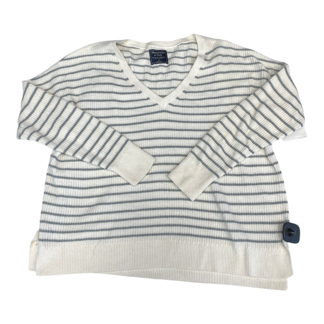 Sweater By Abercrombie And Fitch In Striped Pattern, Size: S