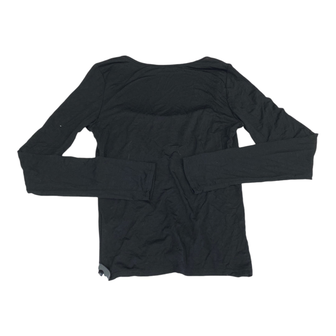 Top Long Sleeve By Cmc In Black, Size: M