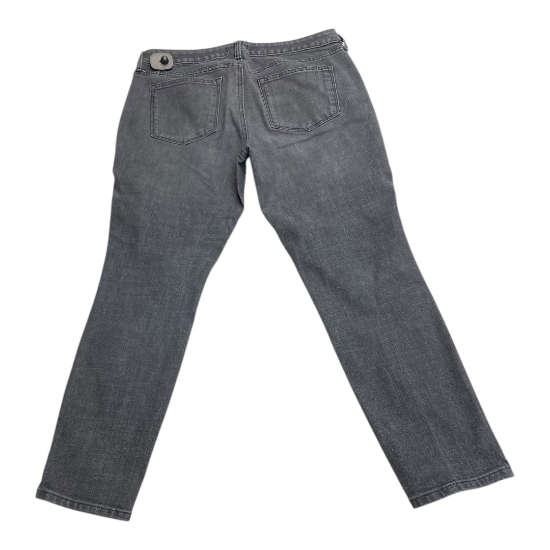 Jeans Skinny By Sonoma In Grey Denim, Size: 14