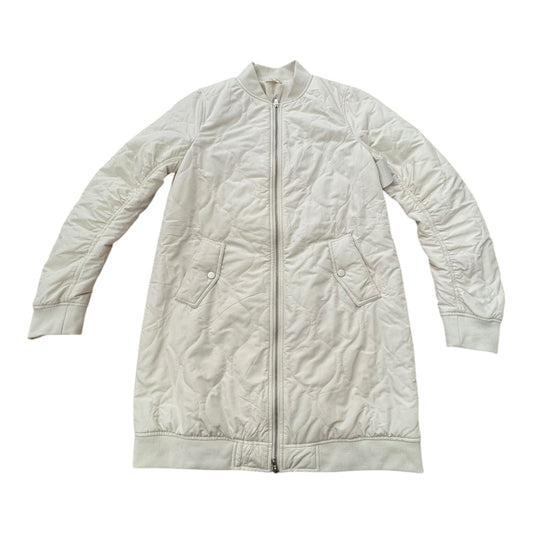 Coat Puffer & Quilted By Mystree In Cream, Size: M