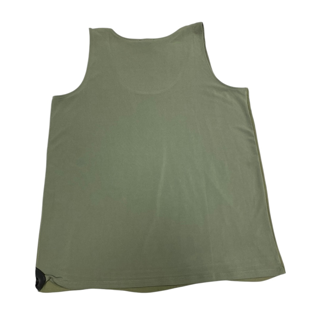 Top Sleeveless Basic By Ann Taylor In Green, Size: M