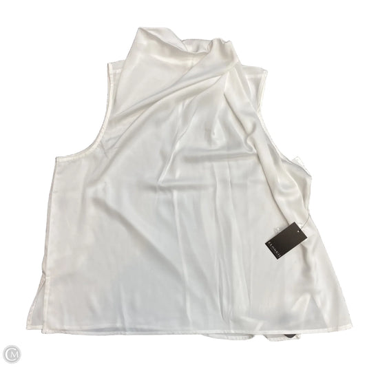 Top Sleeveless By Eloquii In White, Size: 20