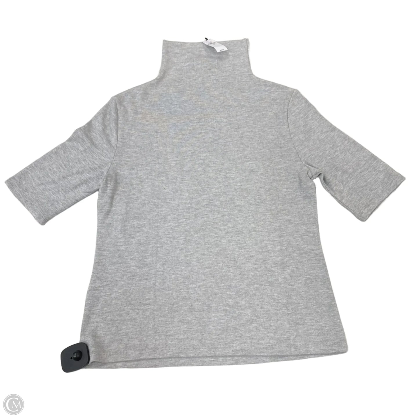 Top Short Sleeve By Banana Republic In Grey, Size: M