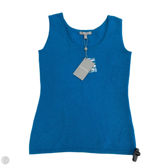Top Sleeveless Designer By Neiman Marcus In Blue, Size: Xs