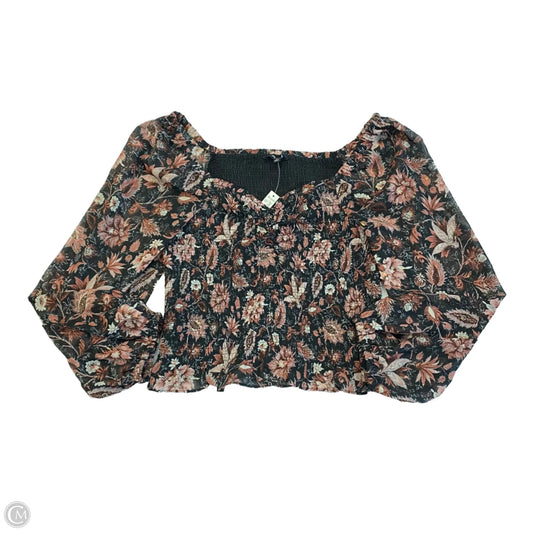 Top Long Sleeve By Madewell In Multi-colored, Size: M