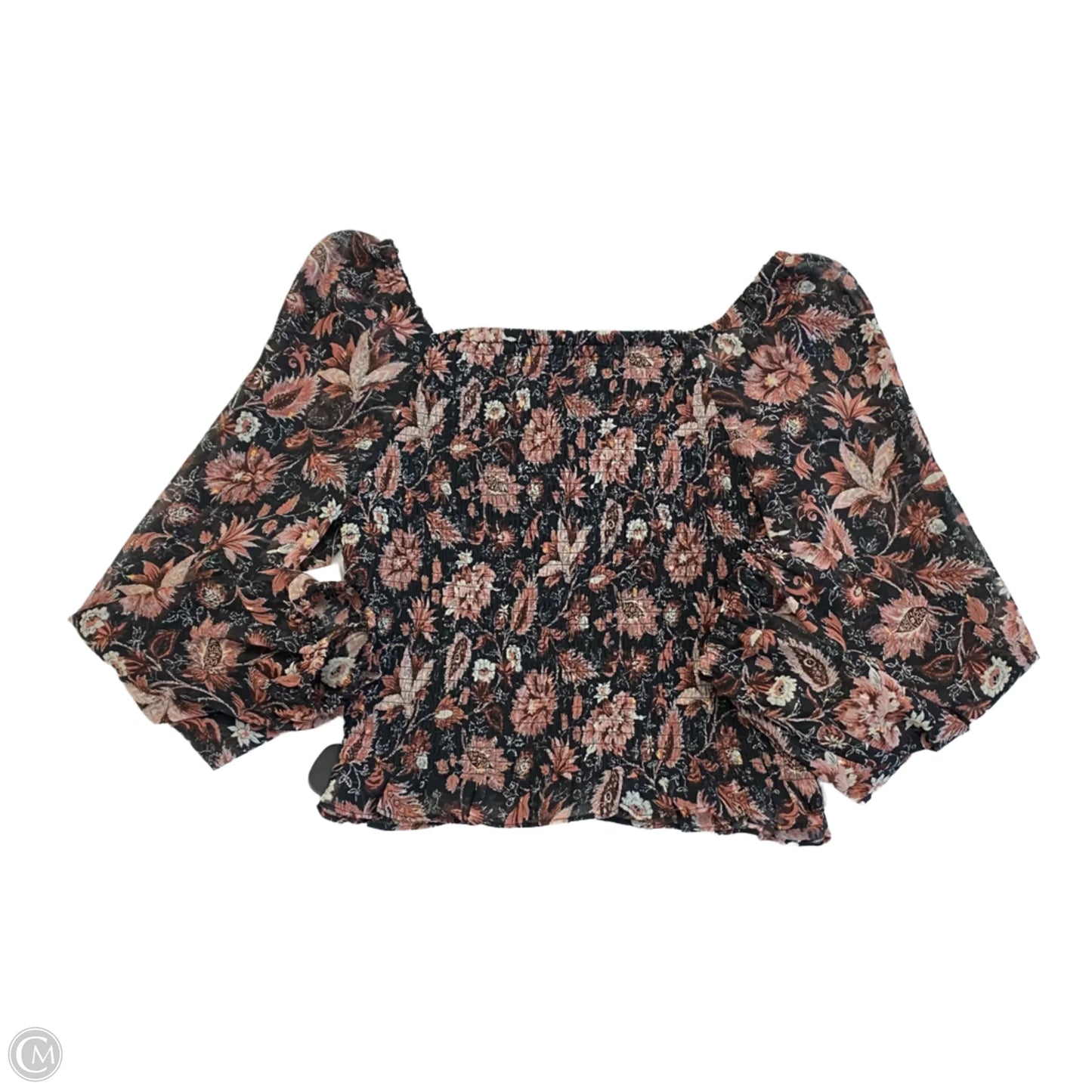 Top Long Sleeve By Madewell In Multi-colored, Size: M