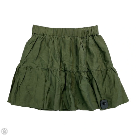 Skirt Mini & Short By Banana Republic In Green, Size: S