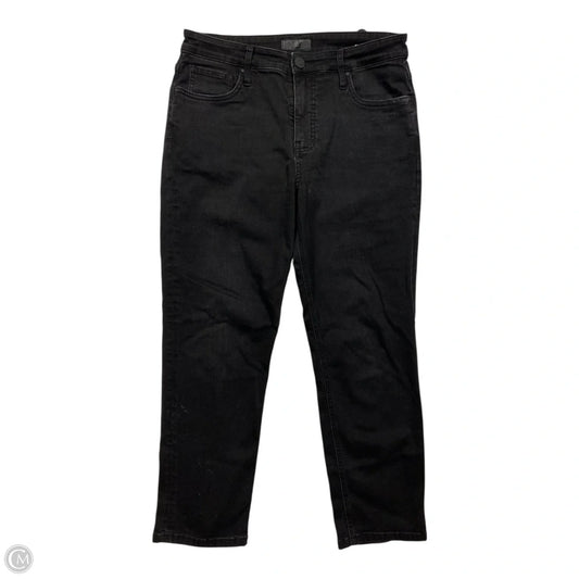 Jeans Skinny By Kut In Black Denim, Size: 8