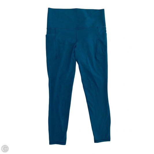 Athletic Leggings Capris By Athleta In Teal, Size: S