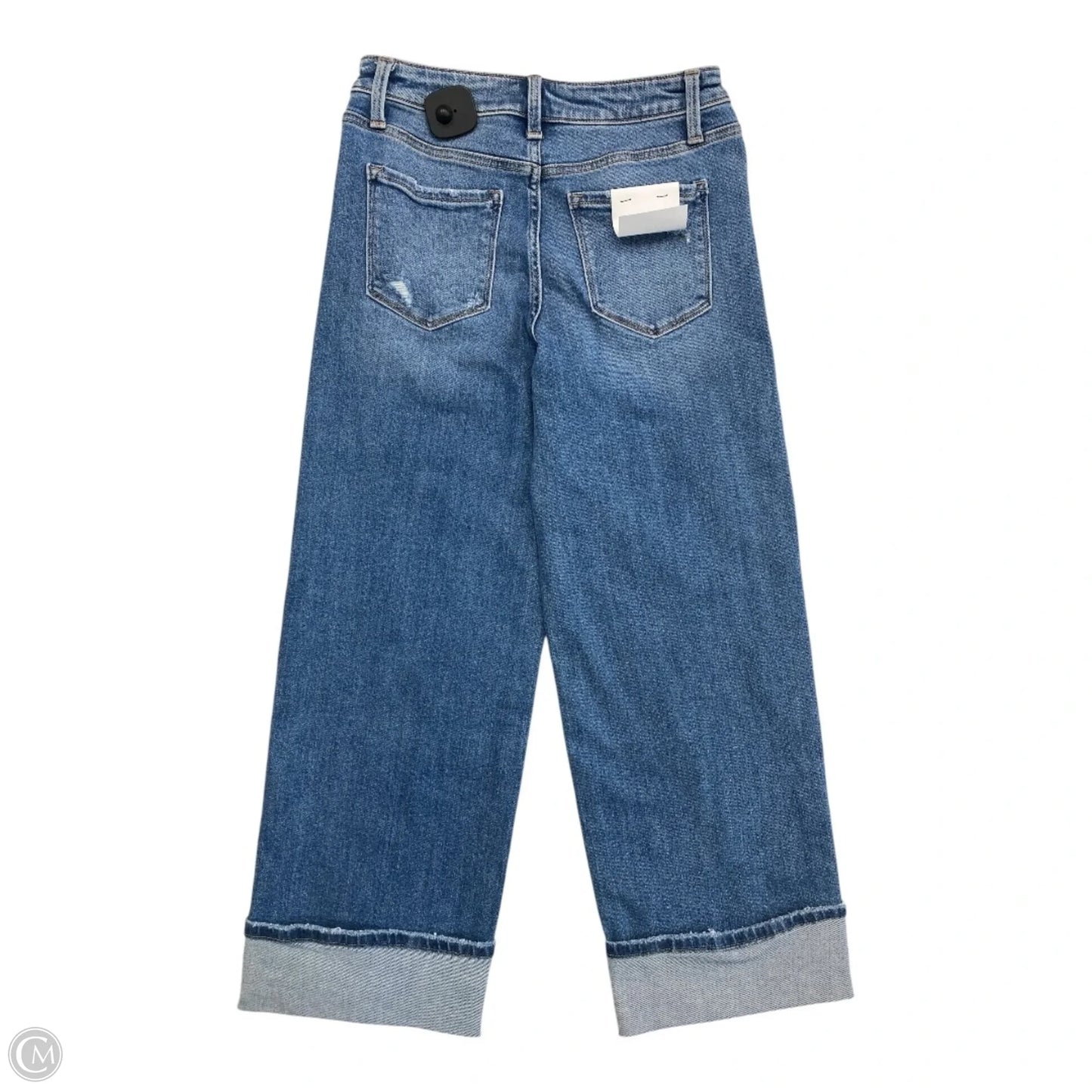 Jeans Wide Leg By Flying Monkey In Blue Denim, Size: 4