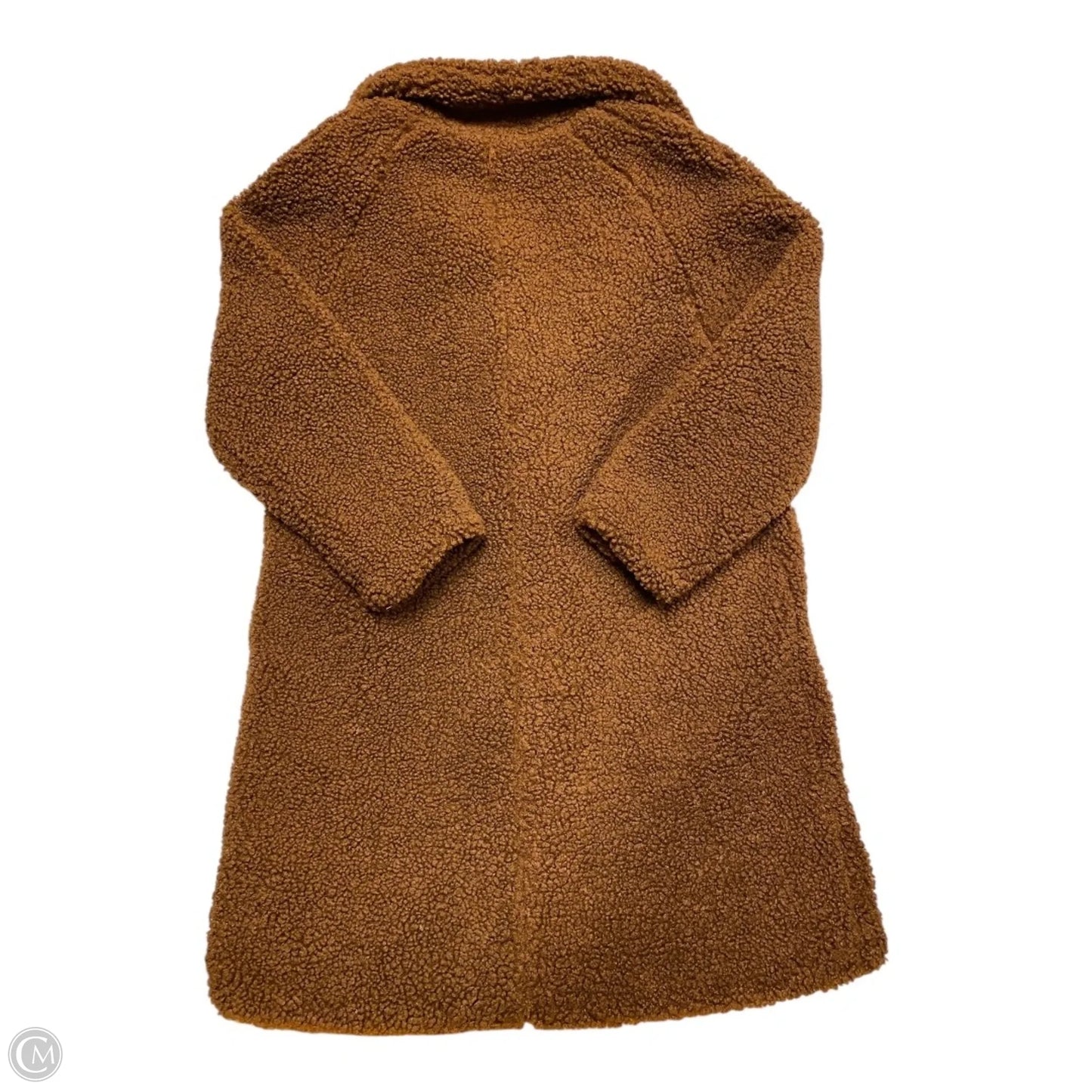 Coat Faux Fur & Sherpa By Lucky Brand In Brown, Size: Xl