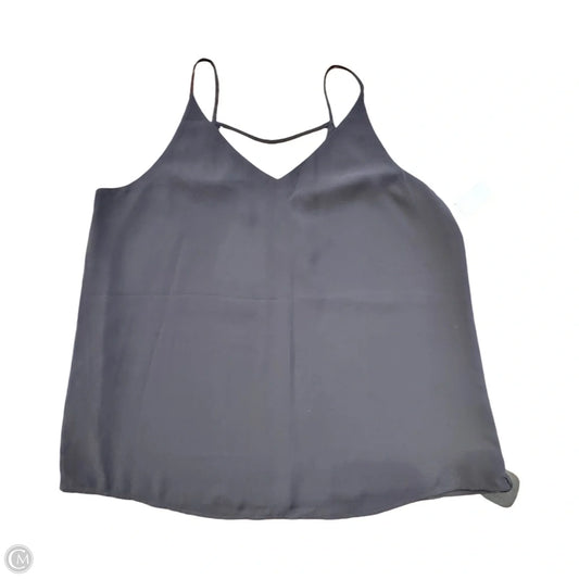 Top Sleeveless By Loft In Grey, Size: L