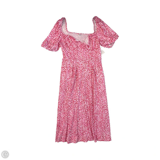 Dress Casual Maxi By Cmc In Pink & Red, Size: S