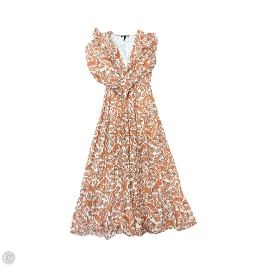 Dress Casual Maxi By Maje In Multi-colored, Size: 0