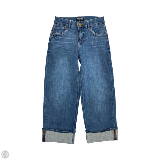 Jeans Straight By Mac And Me In Blue Denim, Size: 4