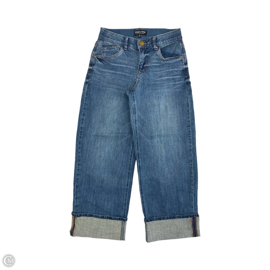Jeans Wide Leg By Mac And Me In Blue Denim, Size: 4