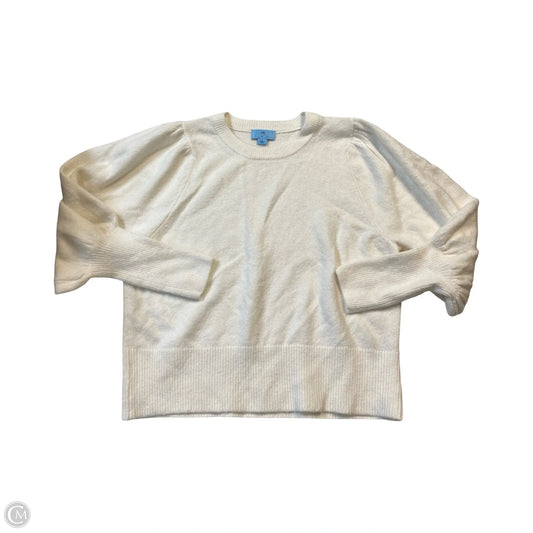 Sweater By Cece In White, Size: L