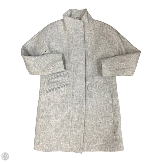 Coat Peacoat By J. Crew In Grey, Size: 4p